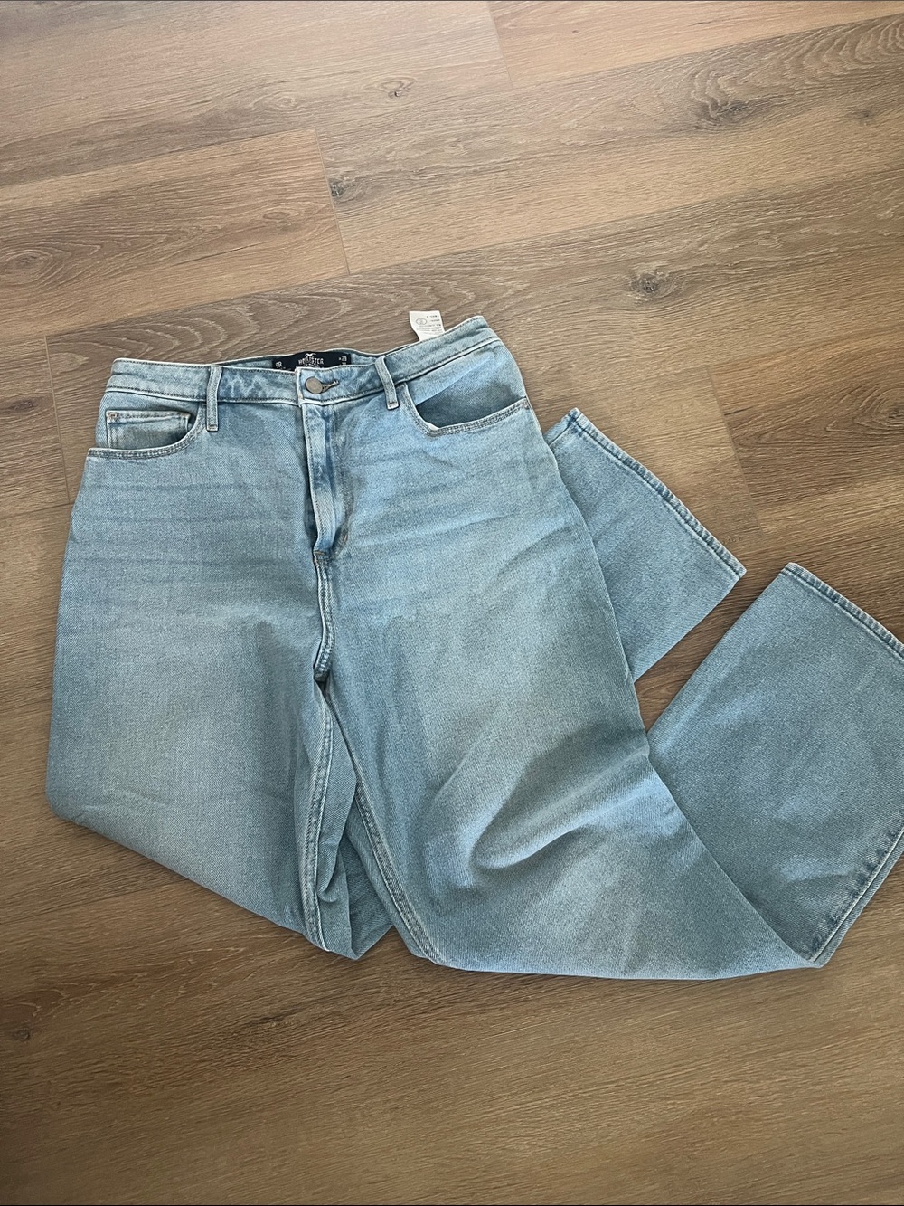 Hollister Light Blue Straight Jeans